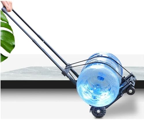 Folding Aluminum Alloy Rod Carts - Mini Push-Pull Luggage Trailer & Hand Trucks for Household &