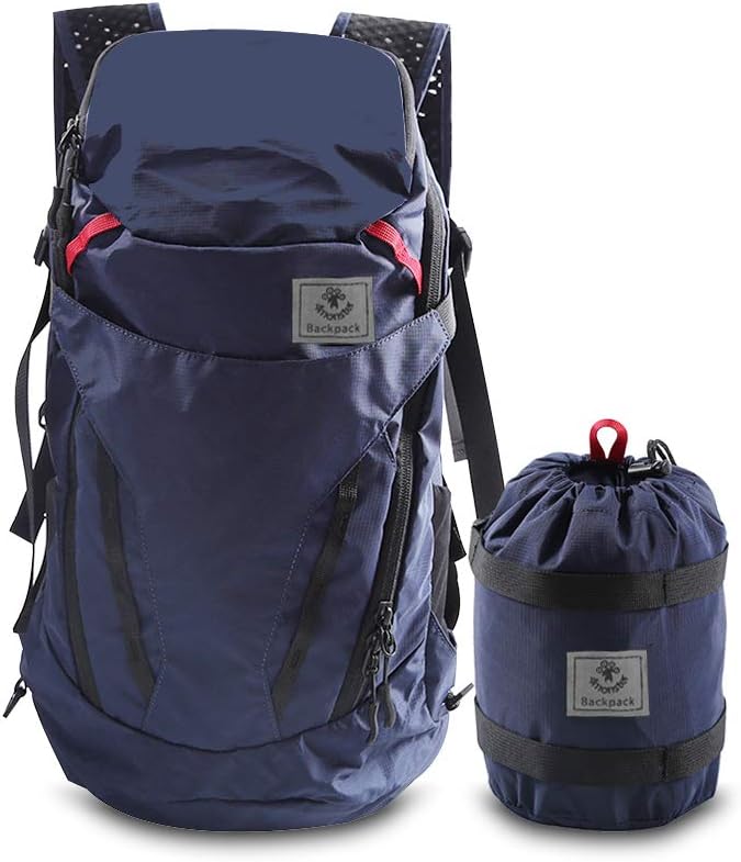 4Monster Hiking Daypack,28L Water Resistant Lightweight Packable Backpack for Travel Camping Outdoor
