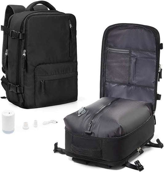 WONHOX Large Travel Backpack Carry on Flight Approved Laptop Work Business Backpack for Women Men Mochila de Viaje