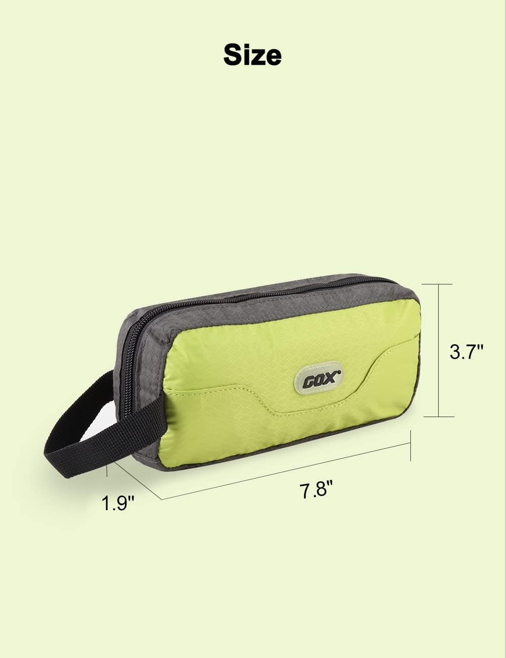 GOX Travel Toiletry Bag Dopp Kit Case for Men Multifunction Packing Organizer Pouch