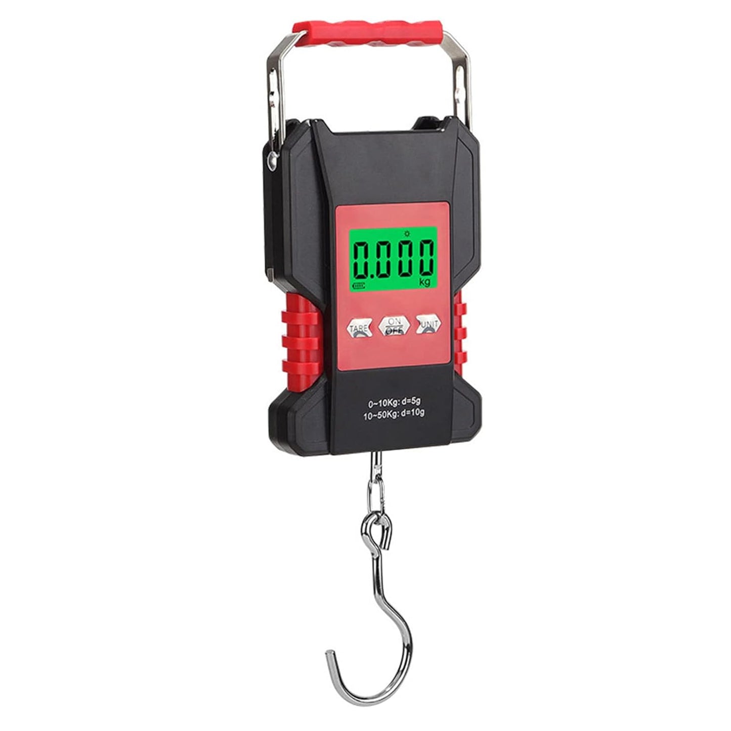 Digital Hanging Luggage Scale With Comfortable Handle And Large Hook 110lb/50kg Backlit Portable Scale For Travel Digital Fishing Scale Waterproof