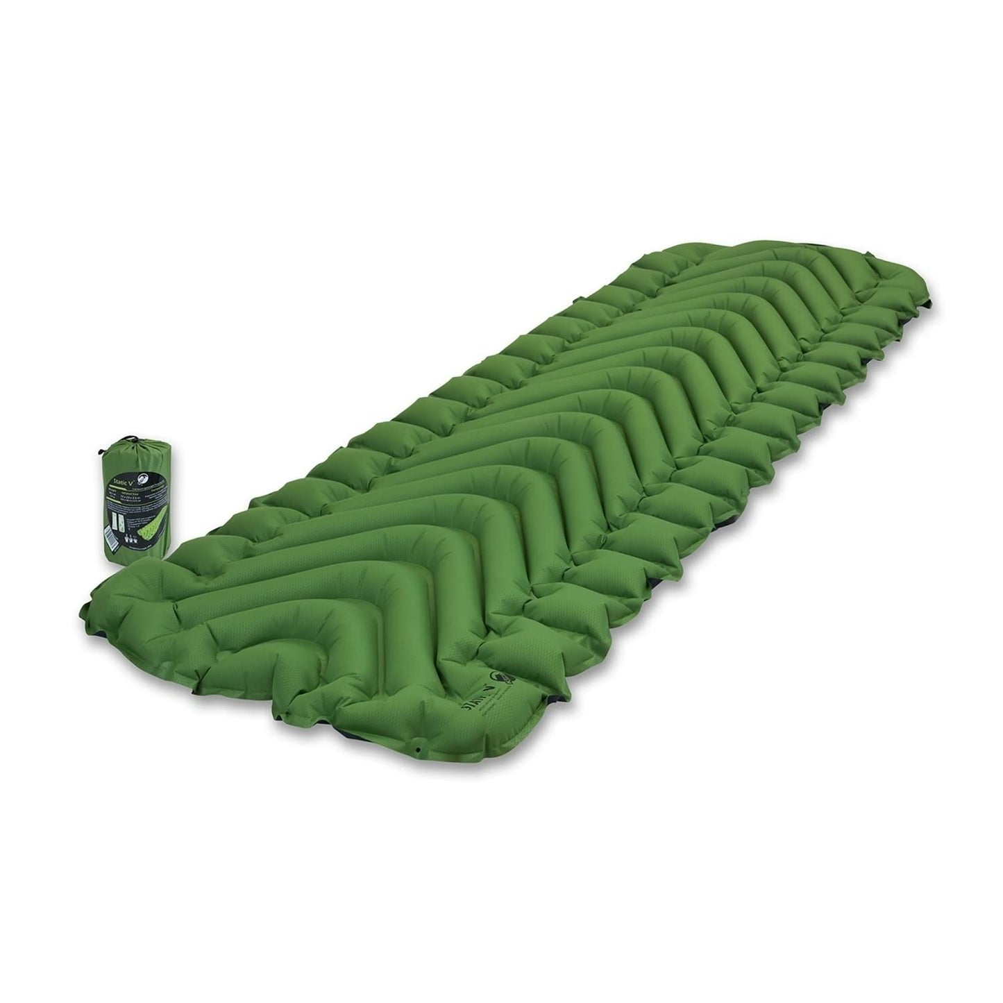 KLYMIT Static V Lightweight Inflatable Sleeping Pad | Comfortable, Lightweight, Easy to Inflate