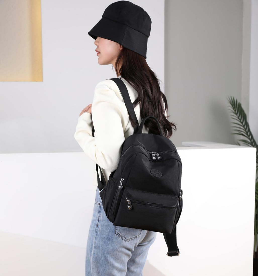 Collsants Backpack Purse for Women Mini Backpack Small Backpack Purse Casual Daypack for Women(black)