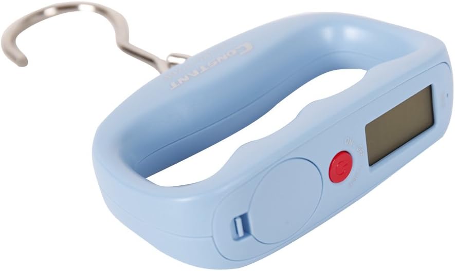 50kg 10g Portable High Precision Smart Electronic Fishing Luggage Scale with LCD Display Backlight,Blue
