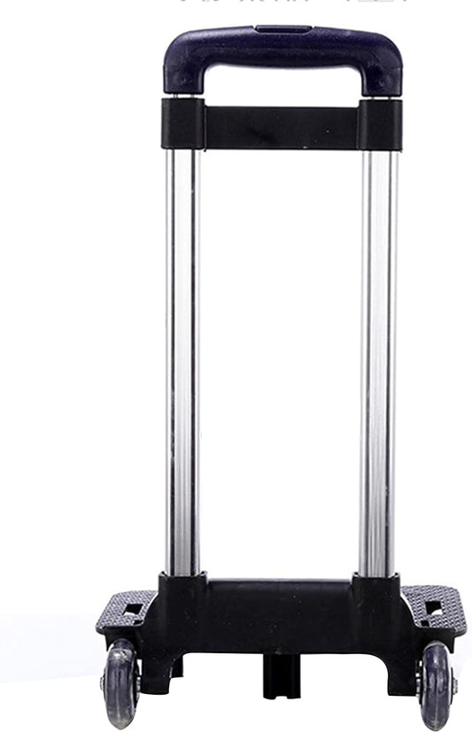 Backpack Trolley 2 Wheels Rolling Luggage Carts Foldable Trolley Cart Aluminium Alloy Hand Cart for School Bags Pet Bag