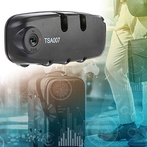 3 Digits Password Code Combination Suitcase Security Lock,Rugged and Versatile Design Travel Luggage Code Fixed Lock for Luggage Case Zipper Suitcase Bag Toolbox Bag