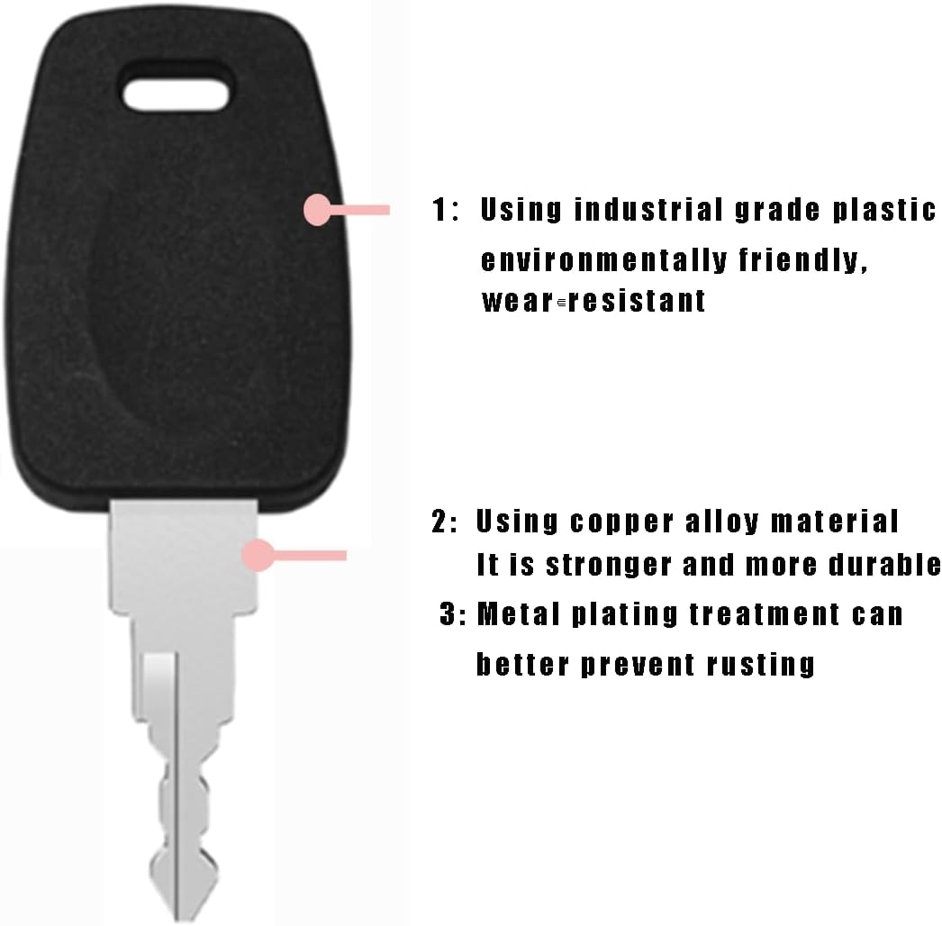 Master Luggage Keys Compatible with 007 Suitcase Password Locks Repair AC Approved Locks Key (2 PCS 007 Silvery)