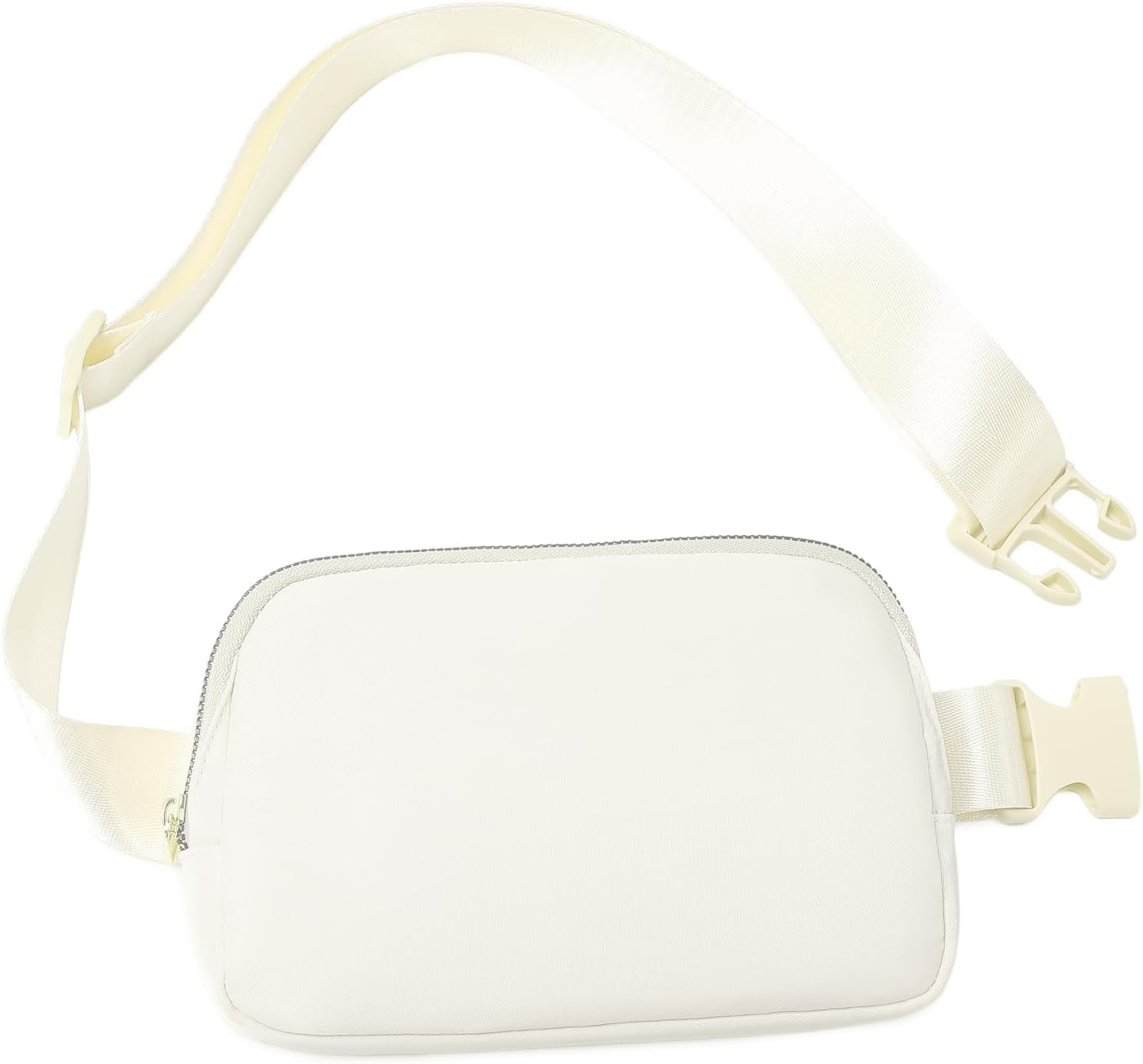 Belt Bag for Women, Cross Body Fanny Pack Fashion Waist Packs Everywhere Belt Bag with Adjustable Strap Gifts for Teen Girls Women Men (White)