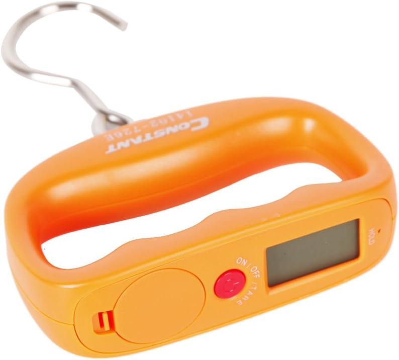 BOSON PRODUCT 50kg 10g Portable High Precision Smart Electronic Fishing Luggage Scale with LCD Display Backlight,Yellow