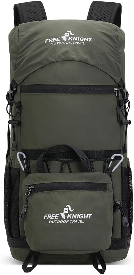Bseash 30L Lightweight Hiking Backpack, Outdoor Sport Waterproof Travel Bag Daypack for Cycling Climbing Skiing (Army Green)