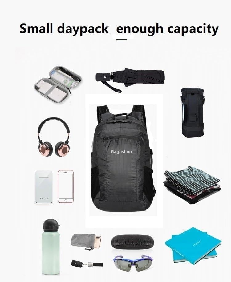 Small Foldable Hiking Daypack Packble Skin Casual Backpack Camping Cycling Travel Outdoor Day Bags