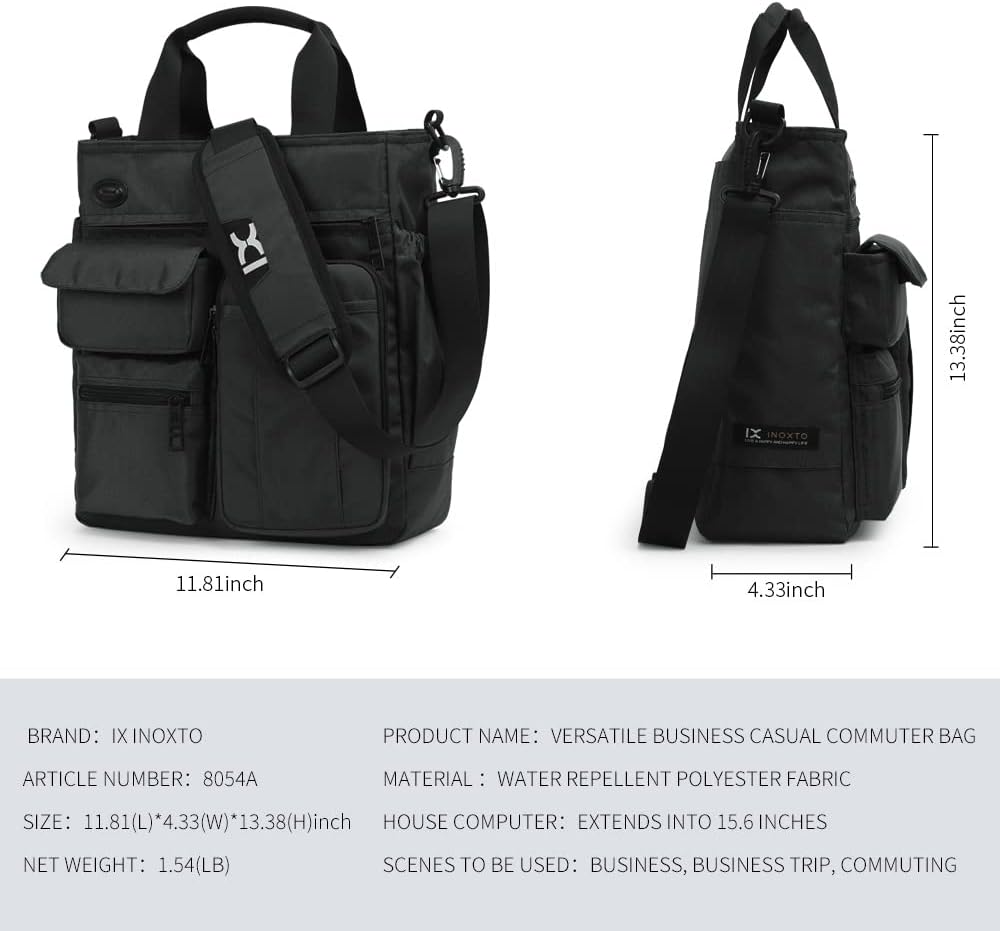 Mens Messenger Bag Laptop Shoulder Bag Computer Work Office Bag Waterproof Briefcases for Travel Work