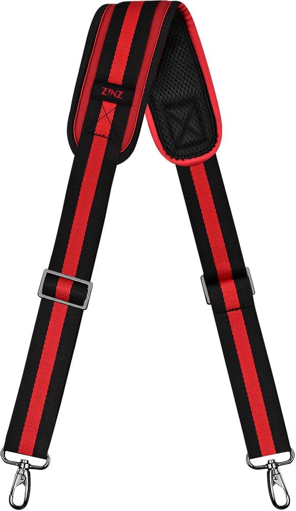 ZINZ Bag Shoulder Strap, Padded Adjustable Shoulder Strap Replacement