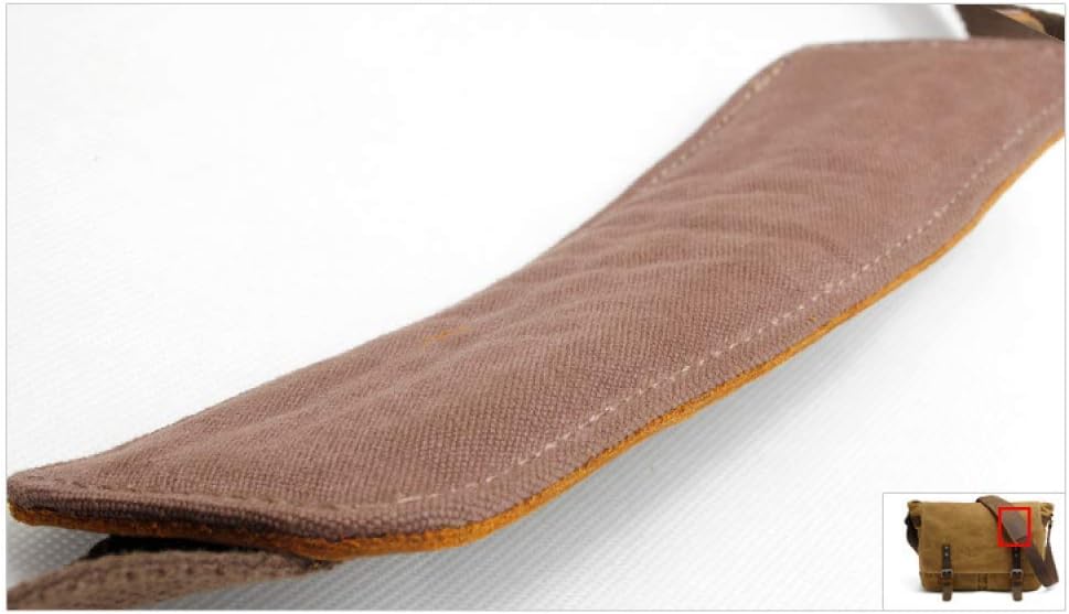Waterproof Vintage-Style Canvas Messenger Bag - Durable & Stylish for Everyday Use Black