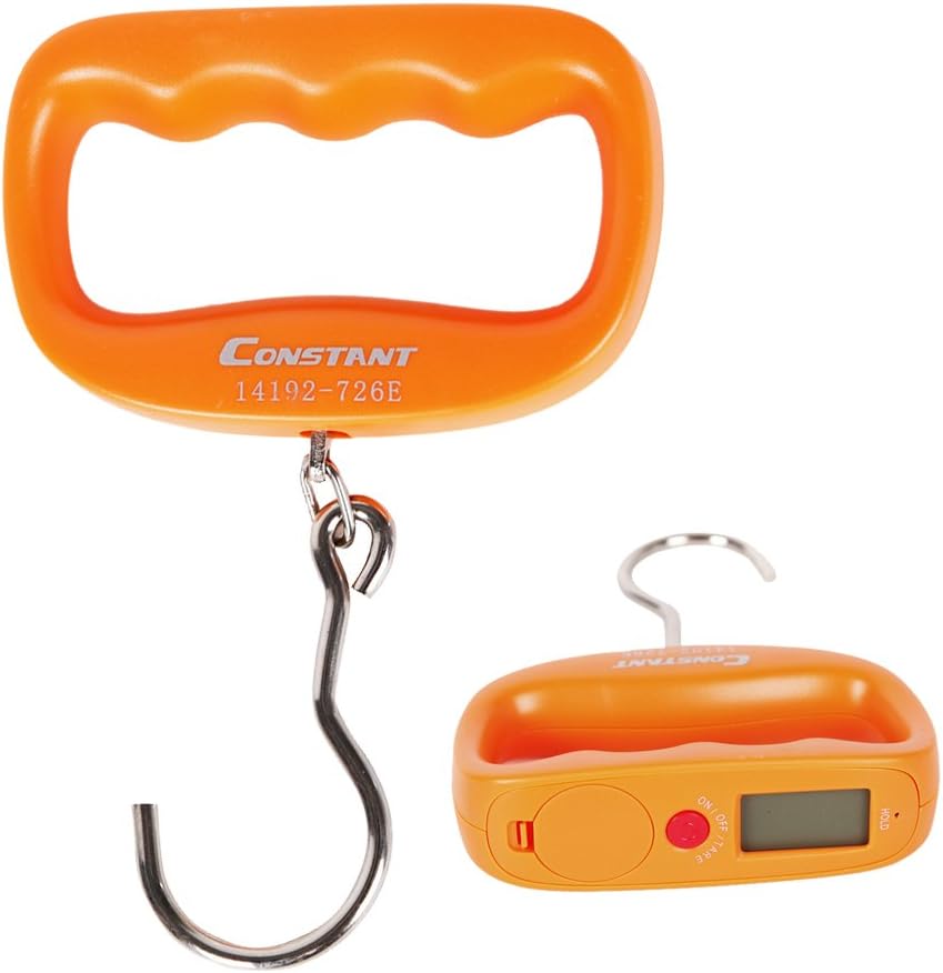 BOSON PRODUCT 50kg 10g Portable High Precision Smart Electronic Fishing Luggage Scale with LCD Display Backlight,Yellow