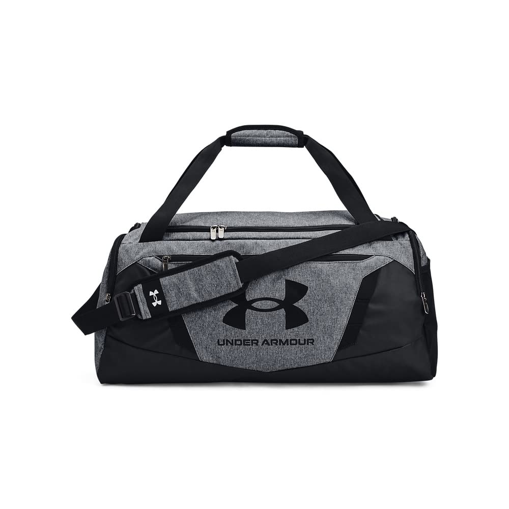 Under Armour Undeniable 5.0 Duffle, Pitch Gray Medium Heather/Black, Medium