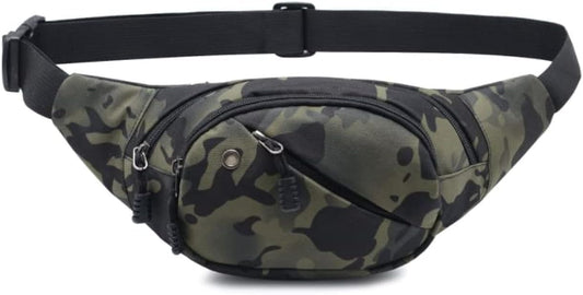 DAITET Crossbody Fanny Pack for Men&Women,Large Waist Bag & Hip Bum Bag with Adjustable Strap for Outdoors Workout Traveling Casual Running Hiking Cycling