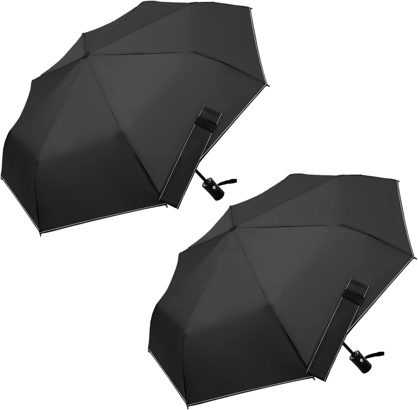 Compact Travel Windproof Umbrella, 43" Auto open/close Folding Quick Dry Umbrellas for Rain, Lightweight Portable Small for Backpack Car, less force to Fold for Women Men Kids, TSA Approved