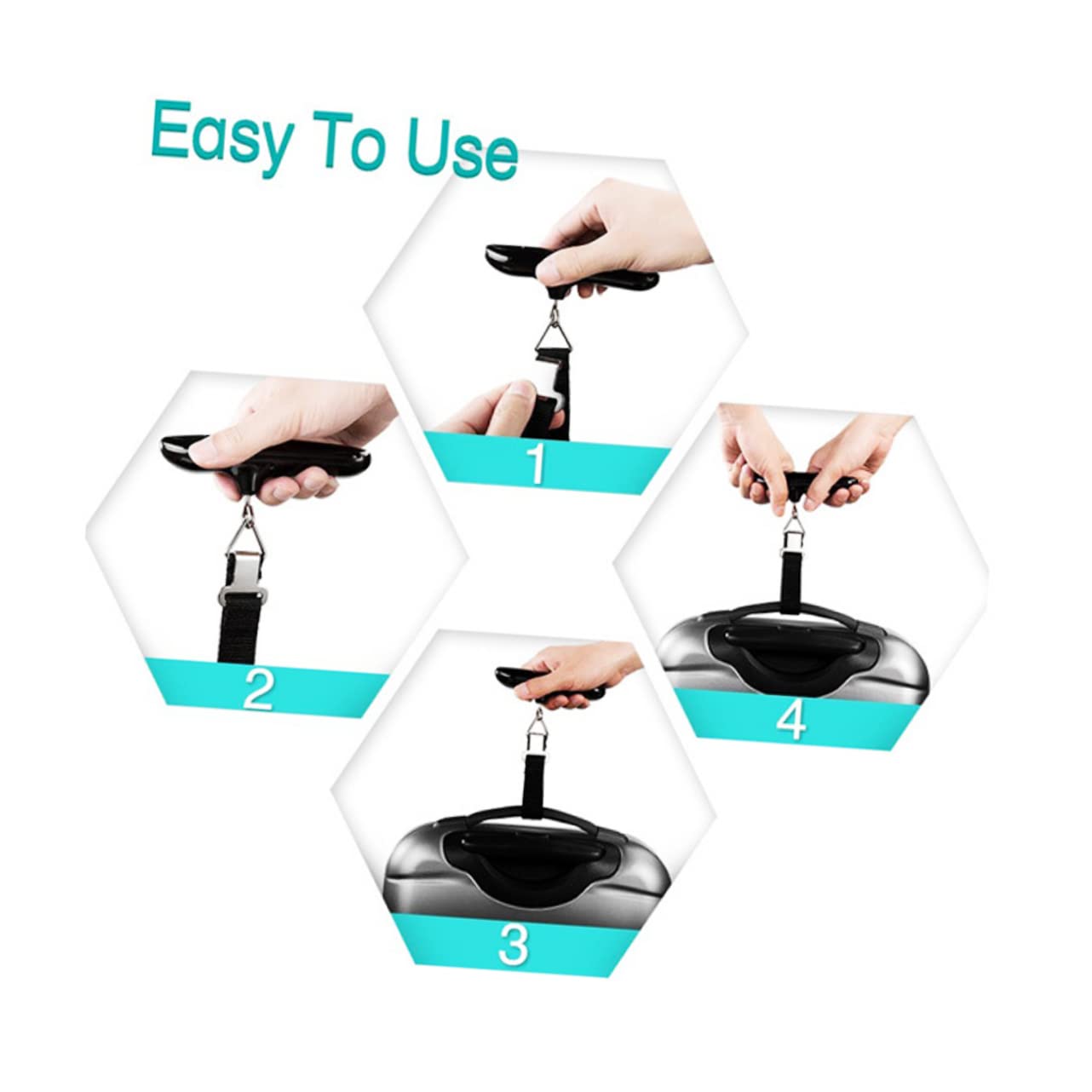 Travel Accessories Luggage Weight Scale Portable Hanging Scale Led Display Tare Function