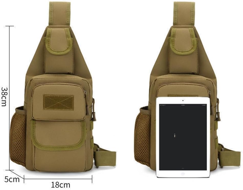 Sling Bag Crossbody Backpack for Men,Handiness Skiing Sling Bag, Lightweight Daypack for Hiking Travel (Color 4)