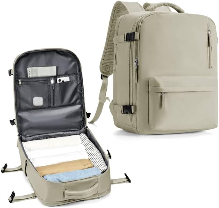 WONHOX Large Travel Backpack Carry on Flight Approved Laptop Work Business Backpack for Women Men Mochila de Viaje