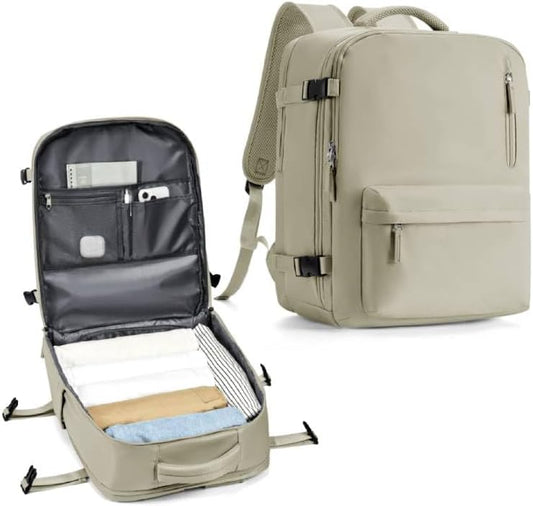 WONHOX Large Travel Backpack Carry on Flight Approved Laptop Work Business Backpack for Women Men Mochila de Viaje