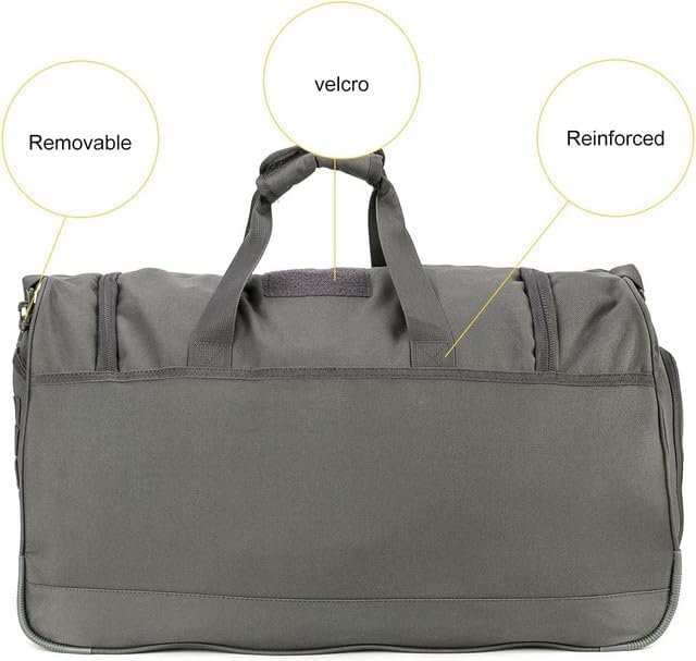 Gym Bag for Women & Men Tactical Duffle Military Weekender Travel Work Out Bags Lightweight Waterproof Sports Tote Shoe Pocket