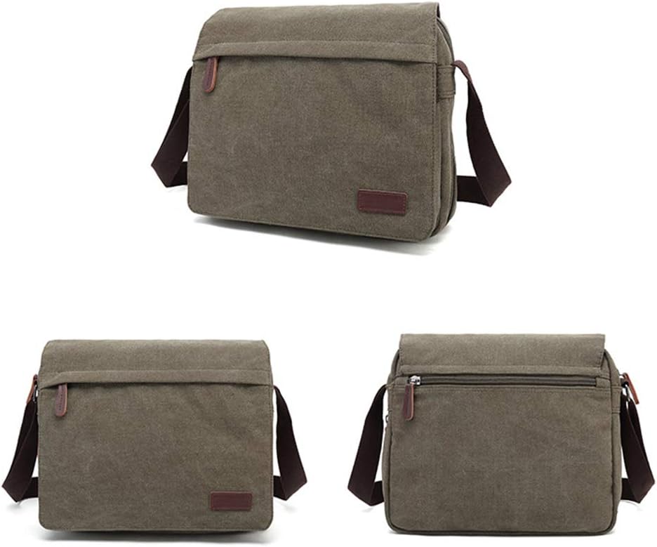Sechunk Vintage Canvas Messenger Cross body bag Shoulder bag