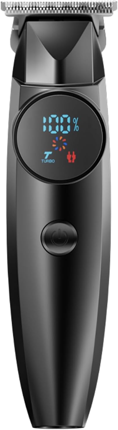 Body Hair Trimmer,Ball Trimmer Pubic Hair Groomer Cordless Rechargeable Shaver Clipper Razor with LED Lighting Razor Portable Body Grooming Travel for Him Dad（Black）