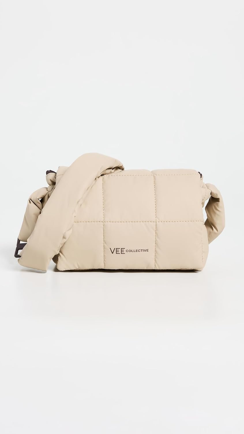 Vee Collective Women's Porter Messenger Mini Sand Crossbody Bag