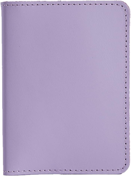 INCARNE US Passport Cover Clear - Travel Passport Wallet - Leather Passport Holder for Women Men Family with Card Slots & Note Compartmen - Sleeve Protector - Genuine Leather - Classic Fuchsia