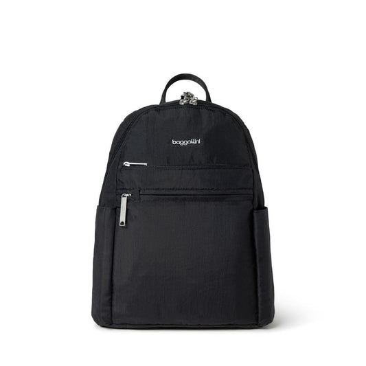 Baggallini Securtex® Anti-theft Vacation Travel Backpack 10x13 Slash-Resistant Nylon Daypack