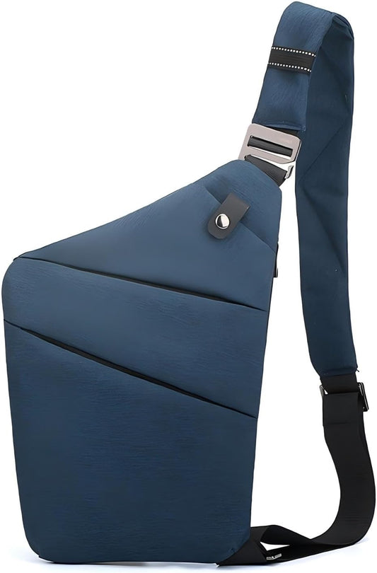 Anti Theft Travel Bag, One Shoulder Large Capacity Cross-body Bag Chest Fashion Lightweight Sling Bags for Travel Sports
