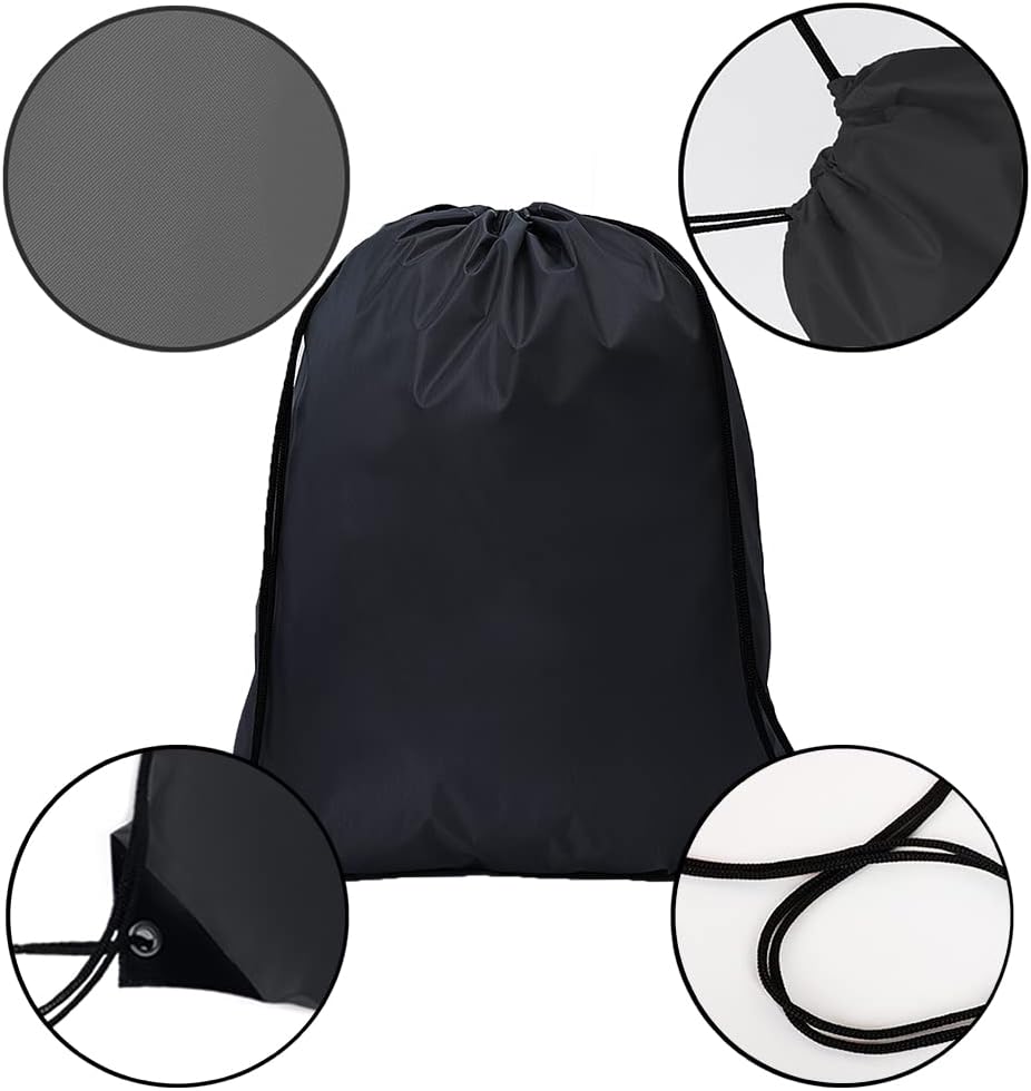 Bulk Drawstring Bags, Polyester Draw String Bags, Gym Sports Cinch Bag Drawstring Backpack for