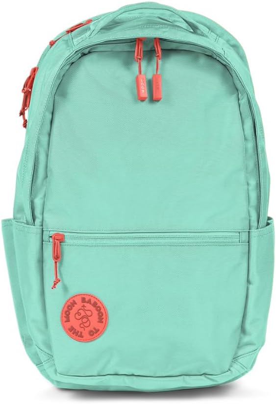 Baboon to the Moon City Backpack - in Multiple Colors, Versatile, Water-Repellent, 16" Laptop-Friendly Backpack (Aqua Drift)