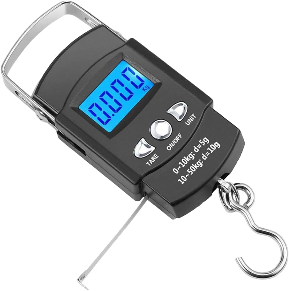 Portable Luggage Scale Electronic Weighing Digital Scale Fishing Hanging Hook Scale Tool Fishing for Me