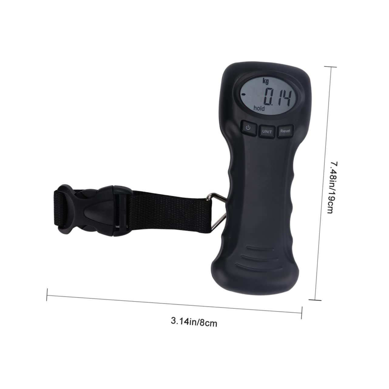 NOLITOY Portable Luggage Scale Digital Handheld LCD Display Weighing for Grams