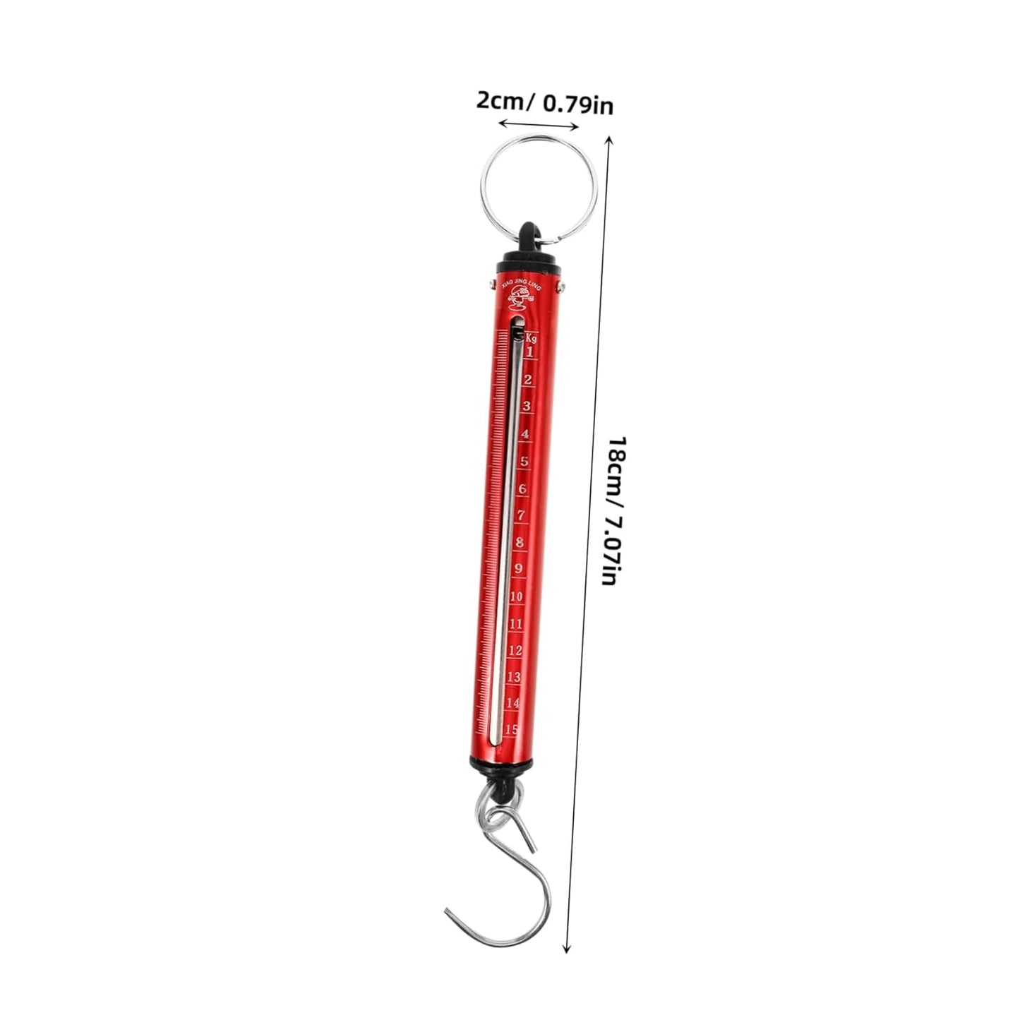 Hanging Scale Mini Portable Spring Scale for Luggage Fish Vegetable Weighing Compact and Easy to Use