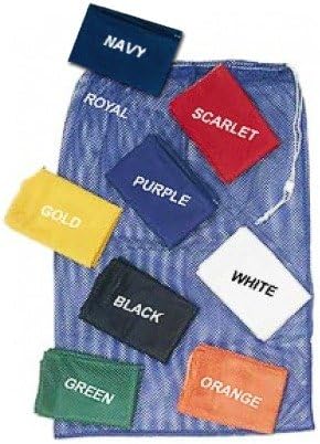 Champion Sports Mesh Equipment Bag – Heavy-Duty Nylon Drawstring Bag with Lock & ID Tag, Breathable