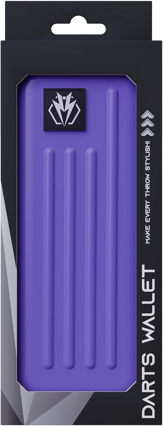 Dart Case,Darts Carrying Case Holds 3 Darts and Extra Accessories,Built-In Storage Tubes and Pockets for Flights, Tips, Shafts ect