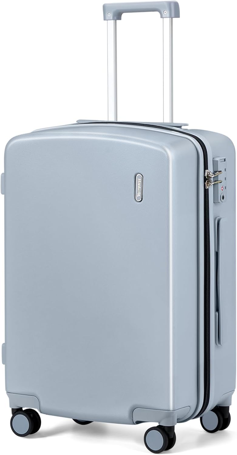 Hanke 24 Inch Luggage with Spinner Wheels Lightweight PC Hard Shell Suitcases Checked Luggage with