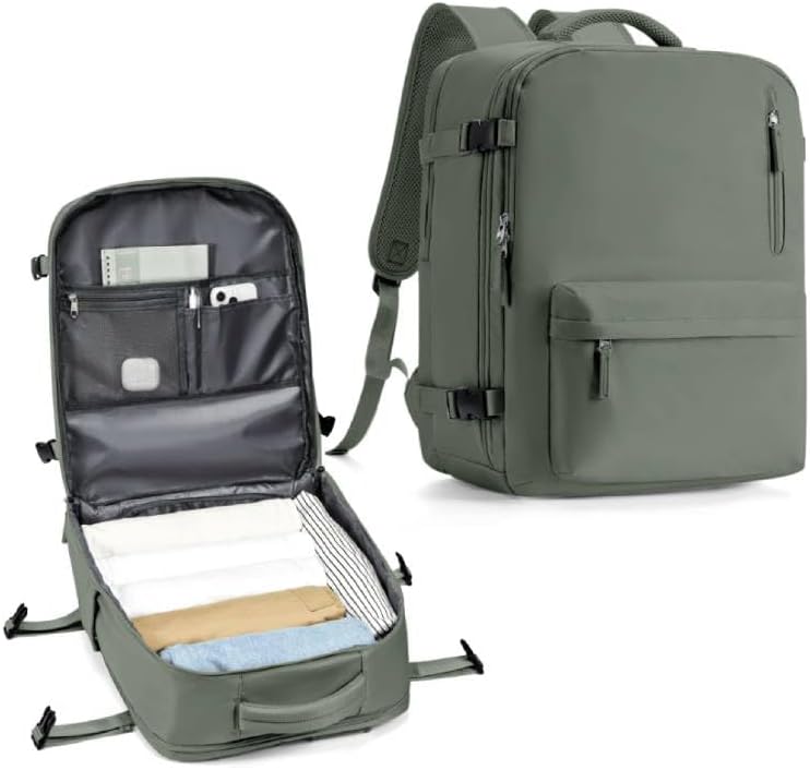 WONHOX Large Travel Backpack Carry on Flight Approved Laptop Work Business Backpack for Women Men Mochila de Viaje