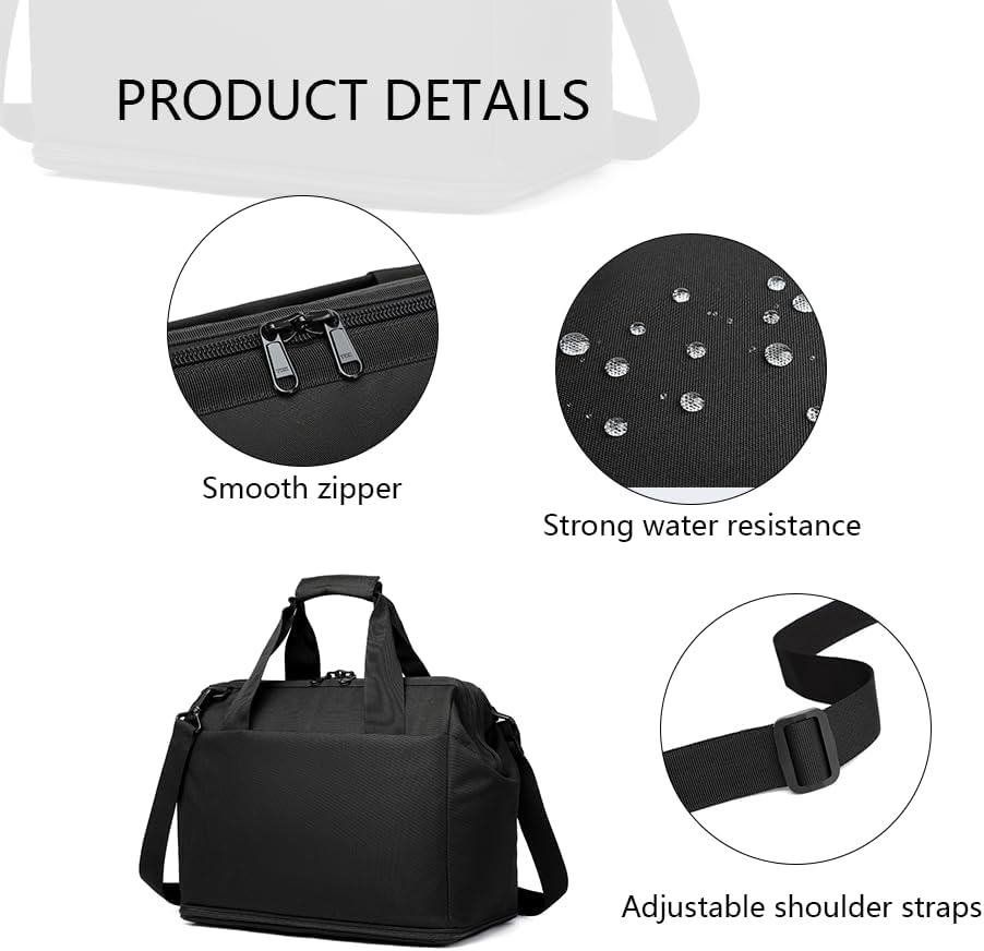 Travel Bags Big Duffel Bags for Luggage Perfect for Traveling Camping and Sports Waterproof Nylon Material with Detachable Shoulder Strap Stay organized on your trips