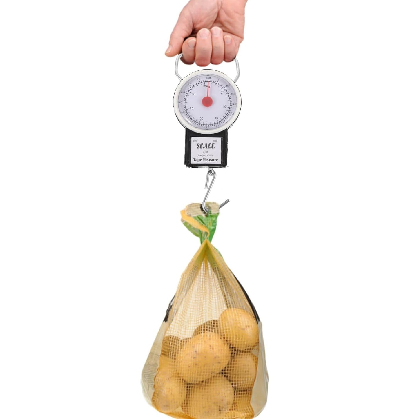 Portable Weighing Scale Heavy Duty for Luggage and Fishing Gear Convenient Spring Scale for Travel Essentials Accurate Readings Easy to Carry