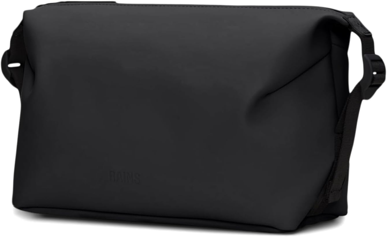 RAINS Hilo Wash Bag – Waterproof Toiletry Bag Travel Dopp Kit Organizer Compact Wash Kit Pouch Water Resistant