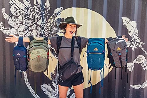 Gregory Nano 16L Unisex Day Hiking/Commuter/Active Travel Backpack, Breathable Backpanel, Hydration Port, One Size Fits All, Techno Black