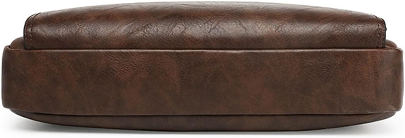 leather Laptop Bag for Men 16 inch Laptop Briefcase Waterproof,Handbags Shoulder Crossbody Bag Business