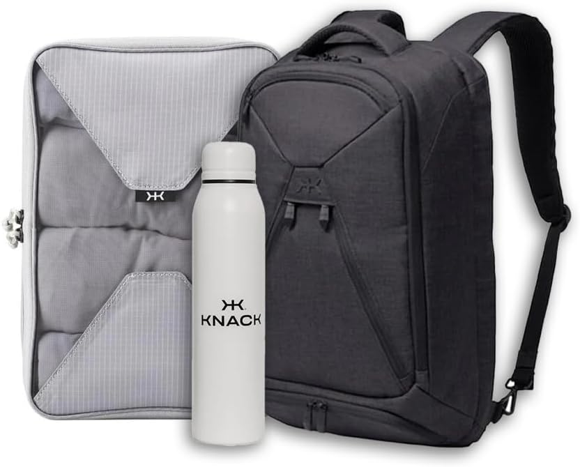 Knack Series 1 Laptop Backpack Travel Set Fits up to 15 Inch - Includes Expandable Packing Insert