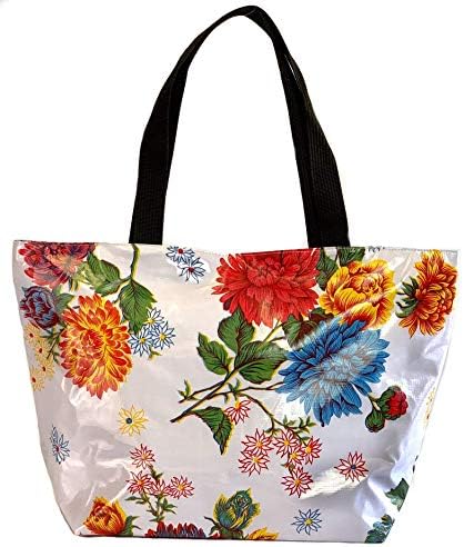Alux Tote Bag for Women - Waterproof, Sturdy & Spacious Bag for Beach, Work, Gym, Travel - Eco-Friendly & Easy to Clean