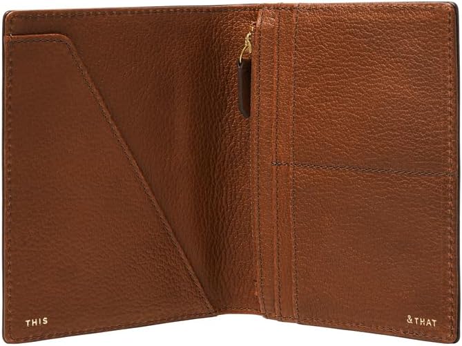 Fossil Women's Passport RFID Blocking Travel Passport Holder Case Wallet for Women